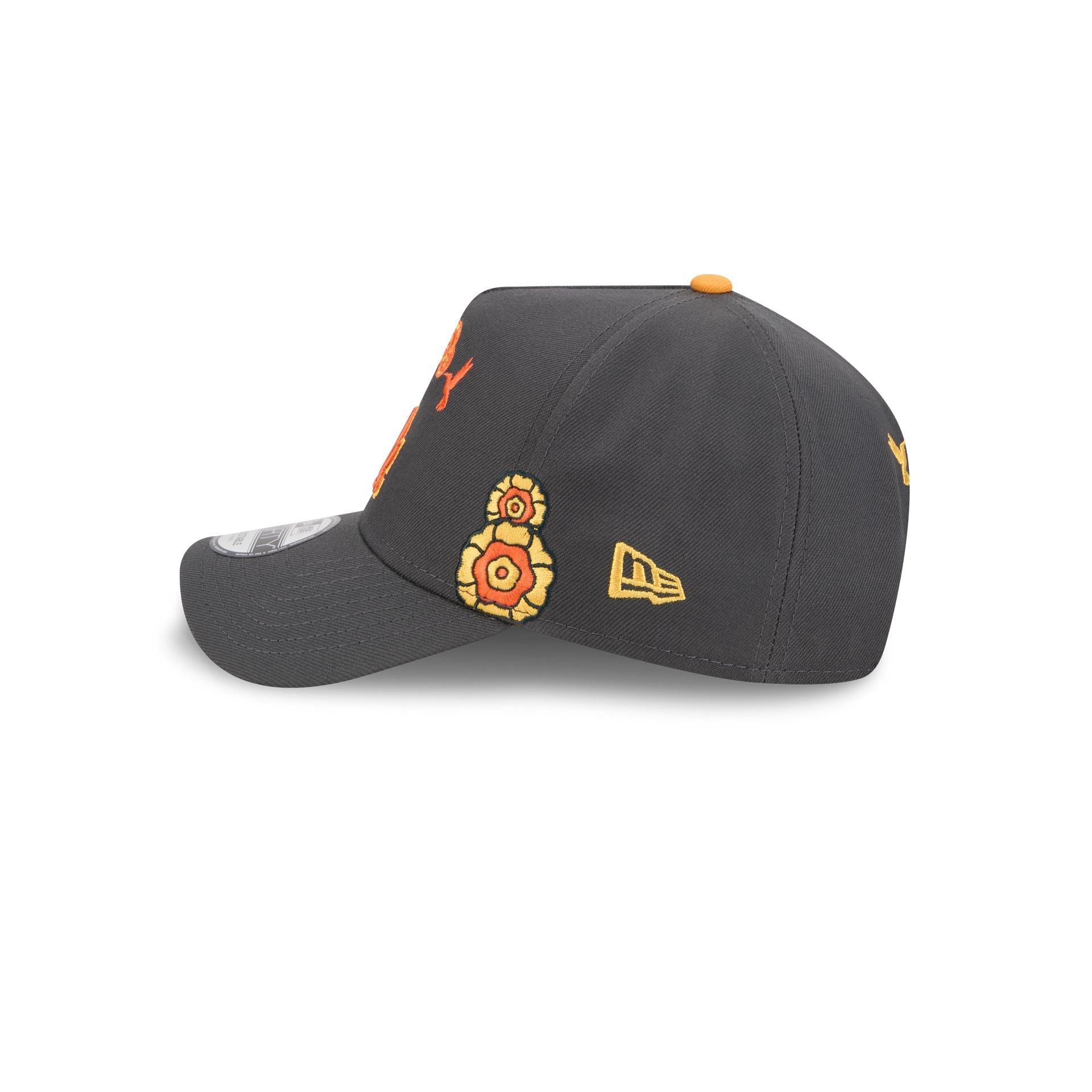 Los Angeles Dodgers Day of the Dead Graphite 9FORTY A-Frame Snapback Hat