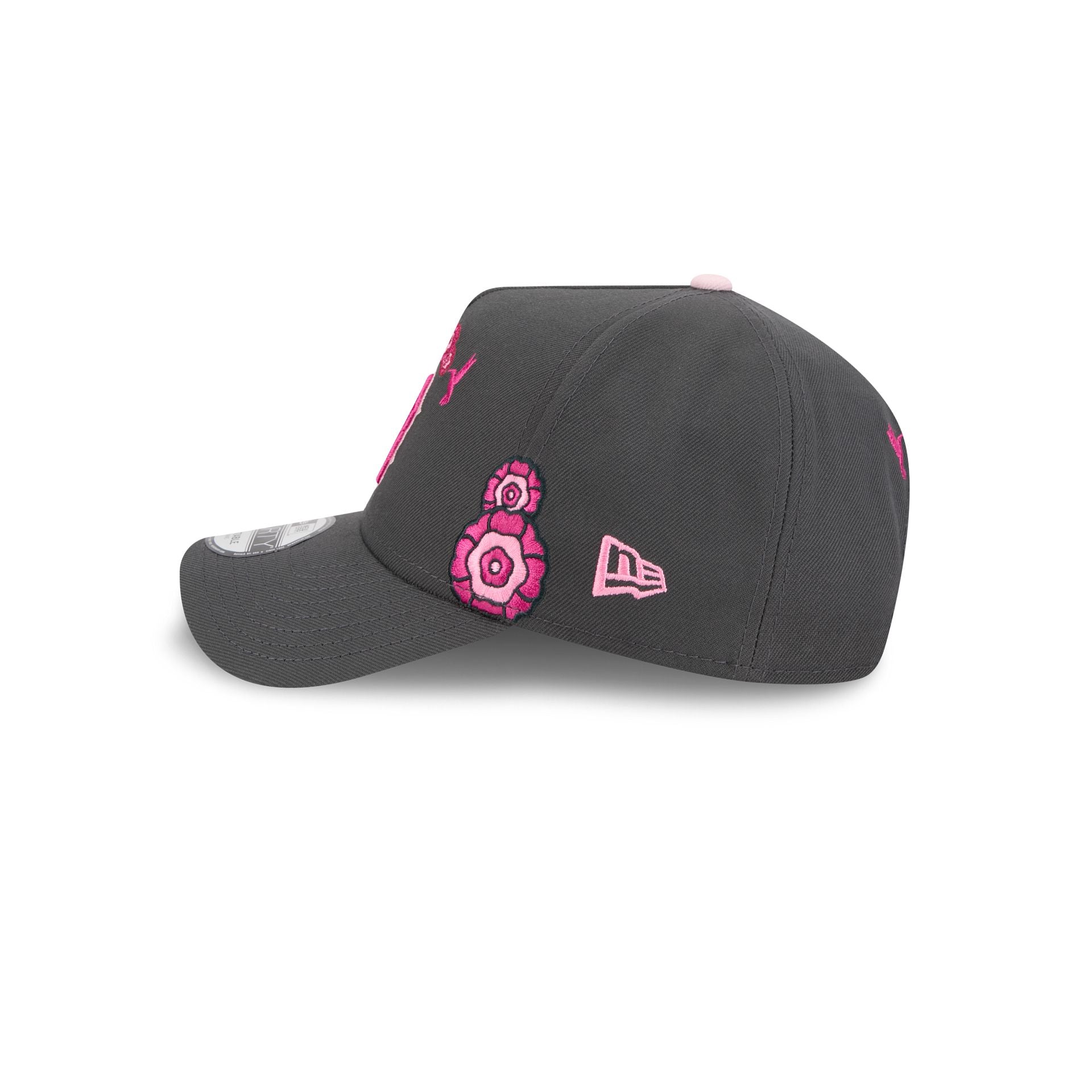 Boston Red Sox Day of the Dead Graphite 9FORTY A-Frame Snapback Hat
