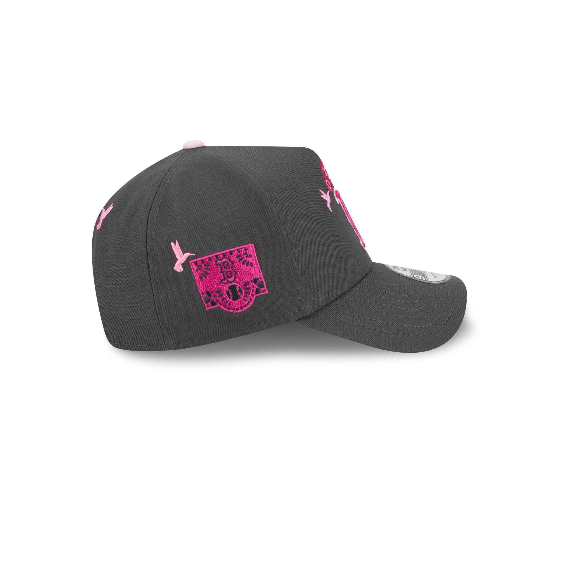 Boston Red Sox Day of the Dead Graphite 9FORTY A-Frame Snapback Hat