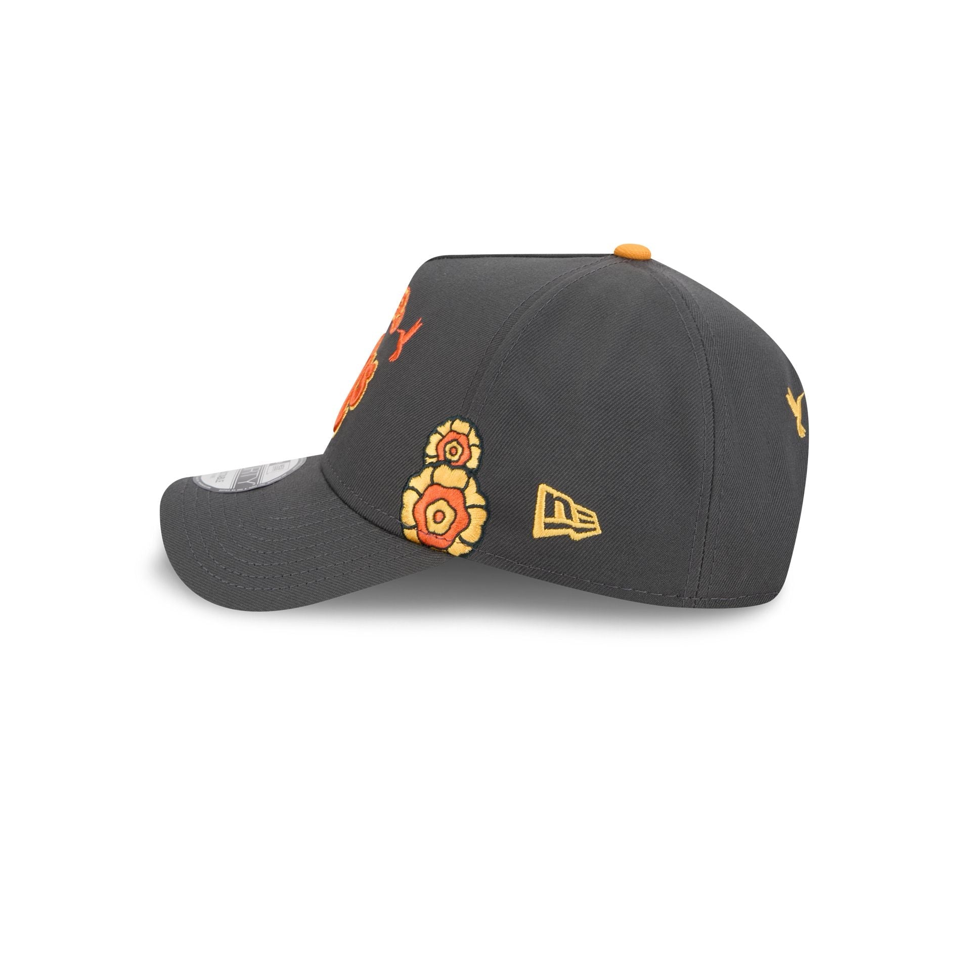 Athletics Day of the Dead Graphite 9FORTY A-Frame Snapback Hat