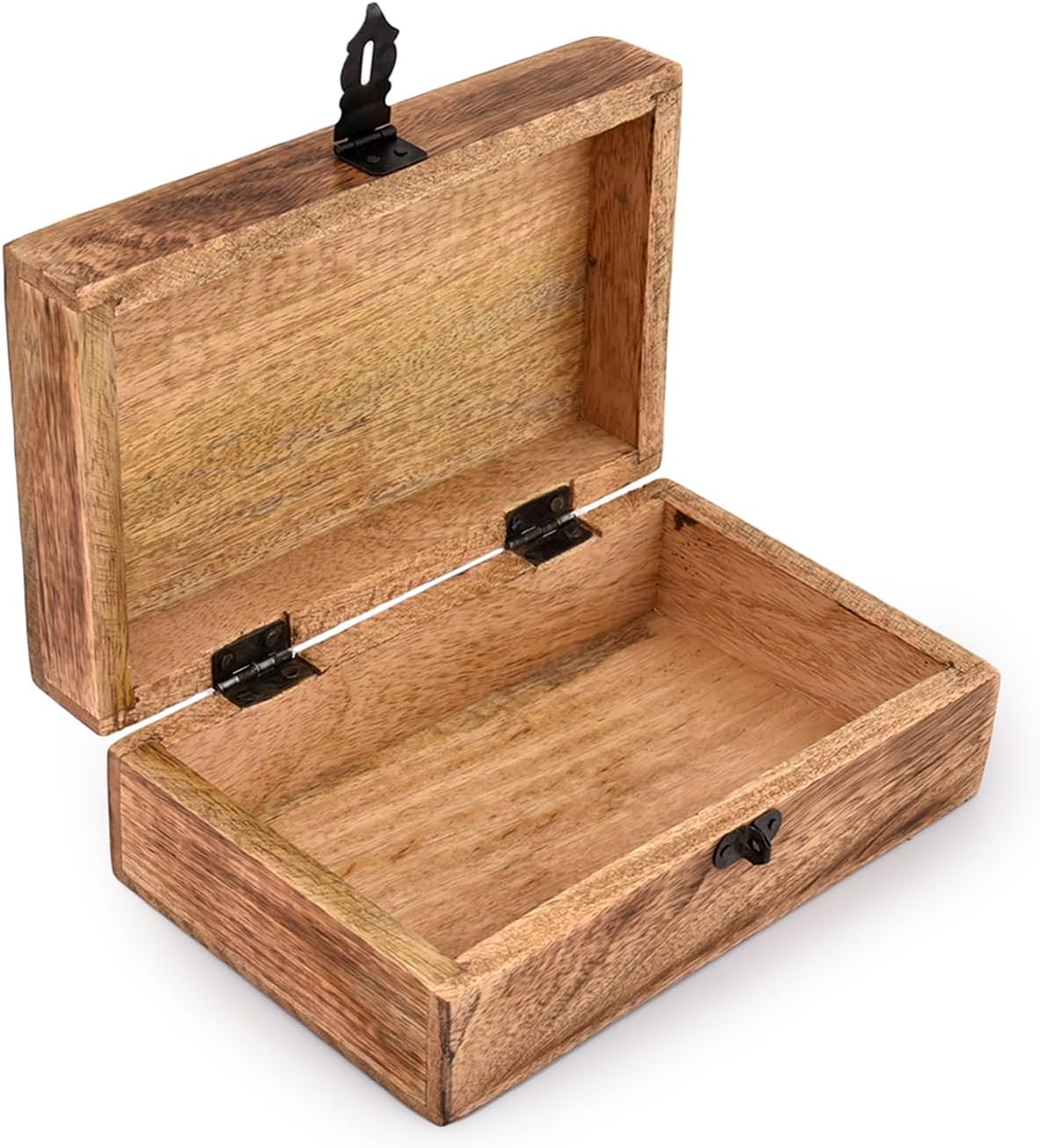 Handmade Mango Wood Keepsake Box with Tree of Life Engraving