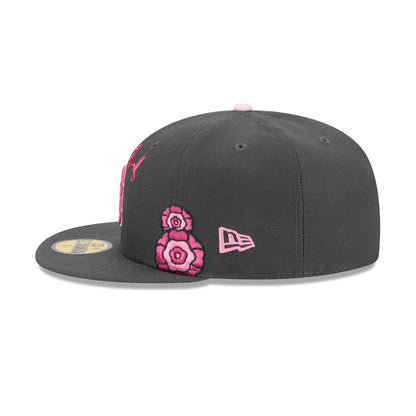 Boston Red Sox Day of the Dead Graphite 59FIFTY Fitted Hat