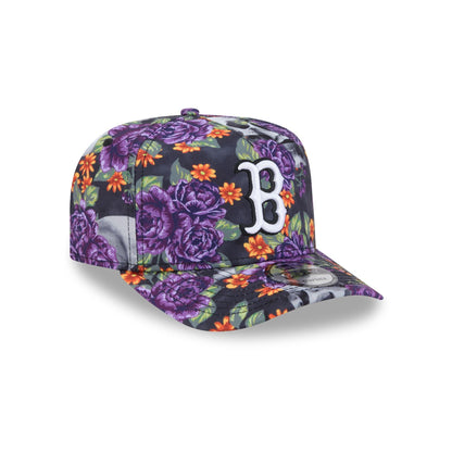 Boston Red Sox Day of the Dead Skull & Roses 9FIFTY A-Frame Snapback