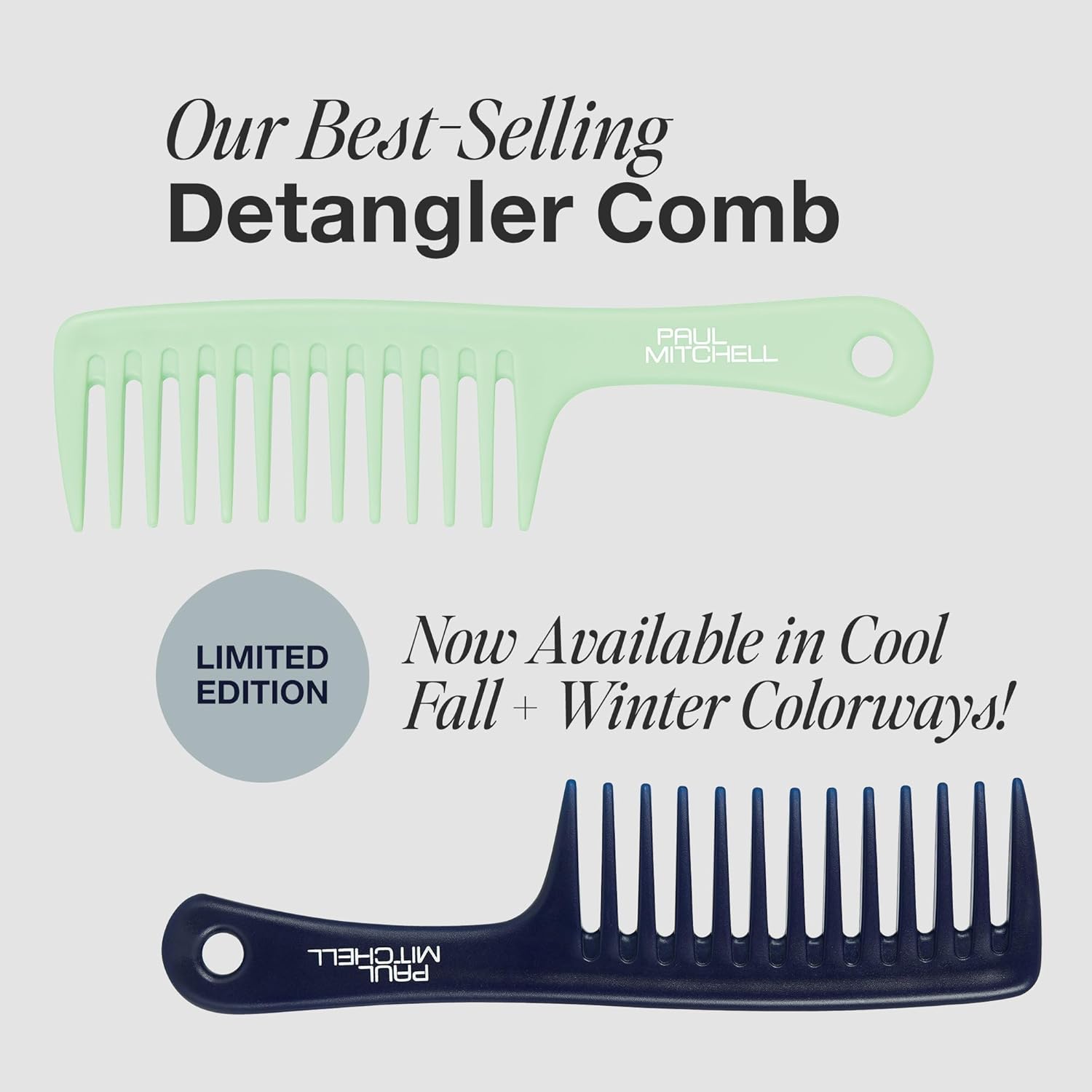 Wide Tooth Detangling Comb for Wet or Dry Hair