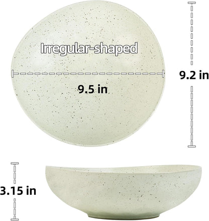 Wabi-Sabi Ceramic Decorative Bowl with Speckled Matte Finish